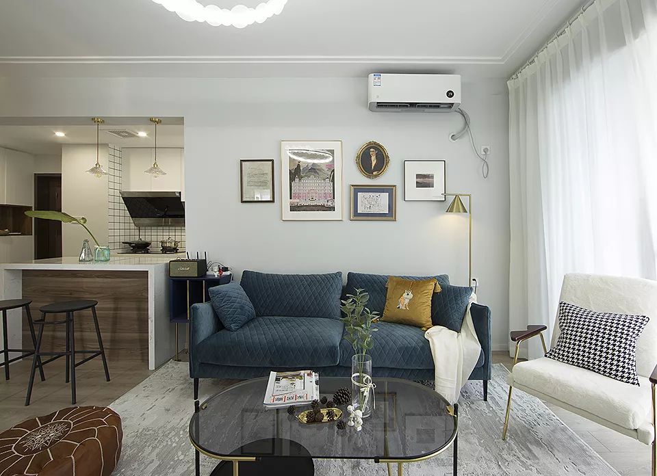 87㎡北欧轻奢优雅住宅，复古调的华丽稳重-35