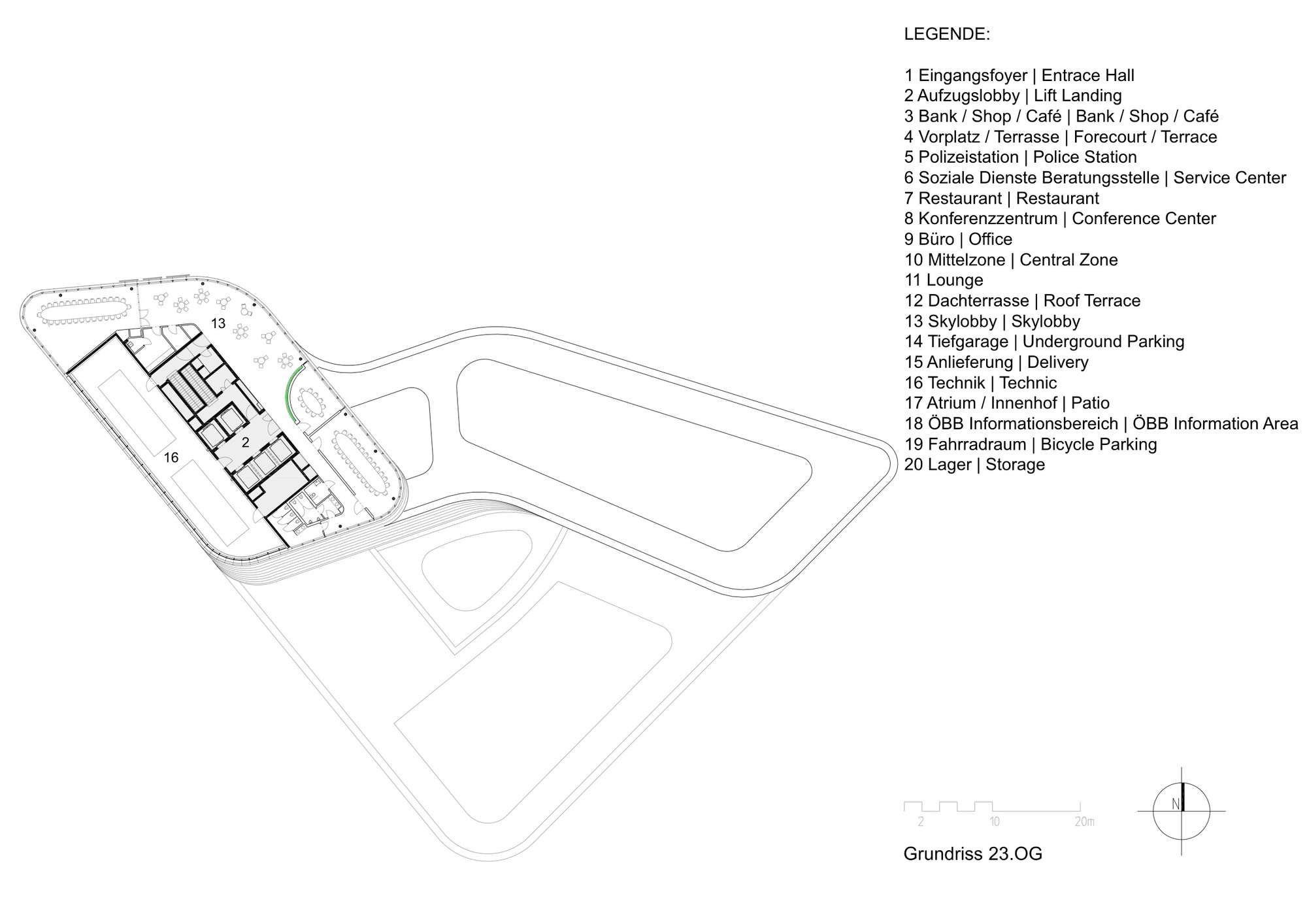 维也纳ÖBB 总部，现代高效绿色办公建筑-60