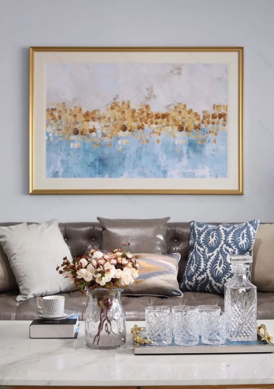 125㎡现代温馨低奢住宅 可米设计-10