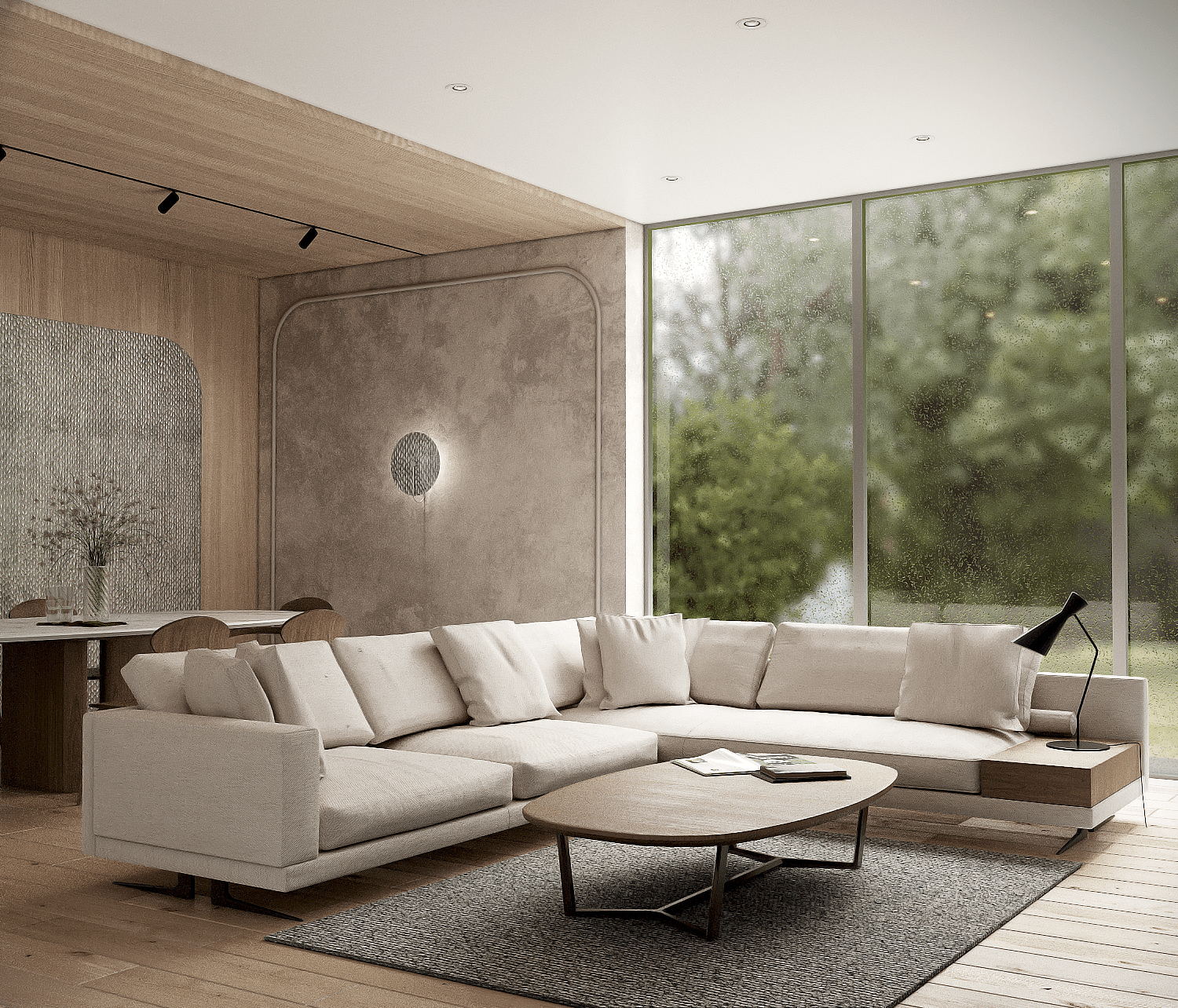 原木与灰色 打造出精致有温度的住宅-0