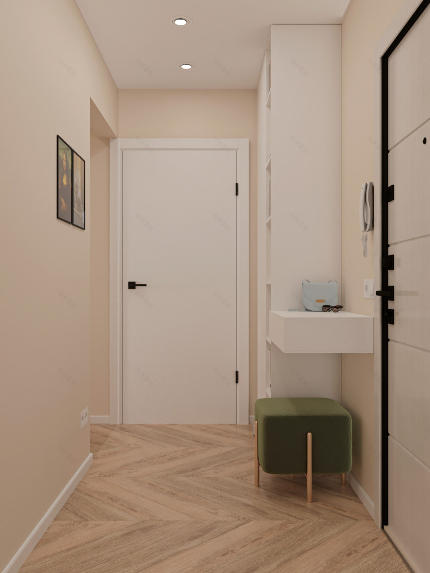 42 平米一居室设计丨白俄罗斯明斯克-9