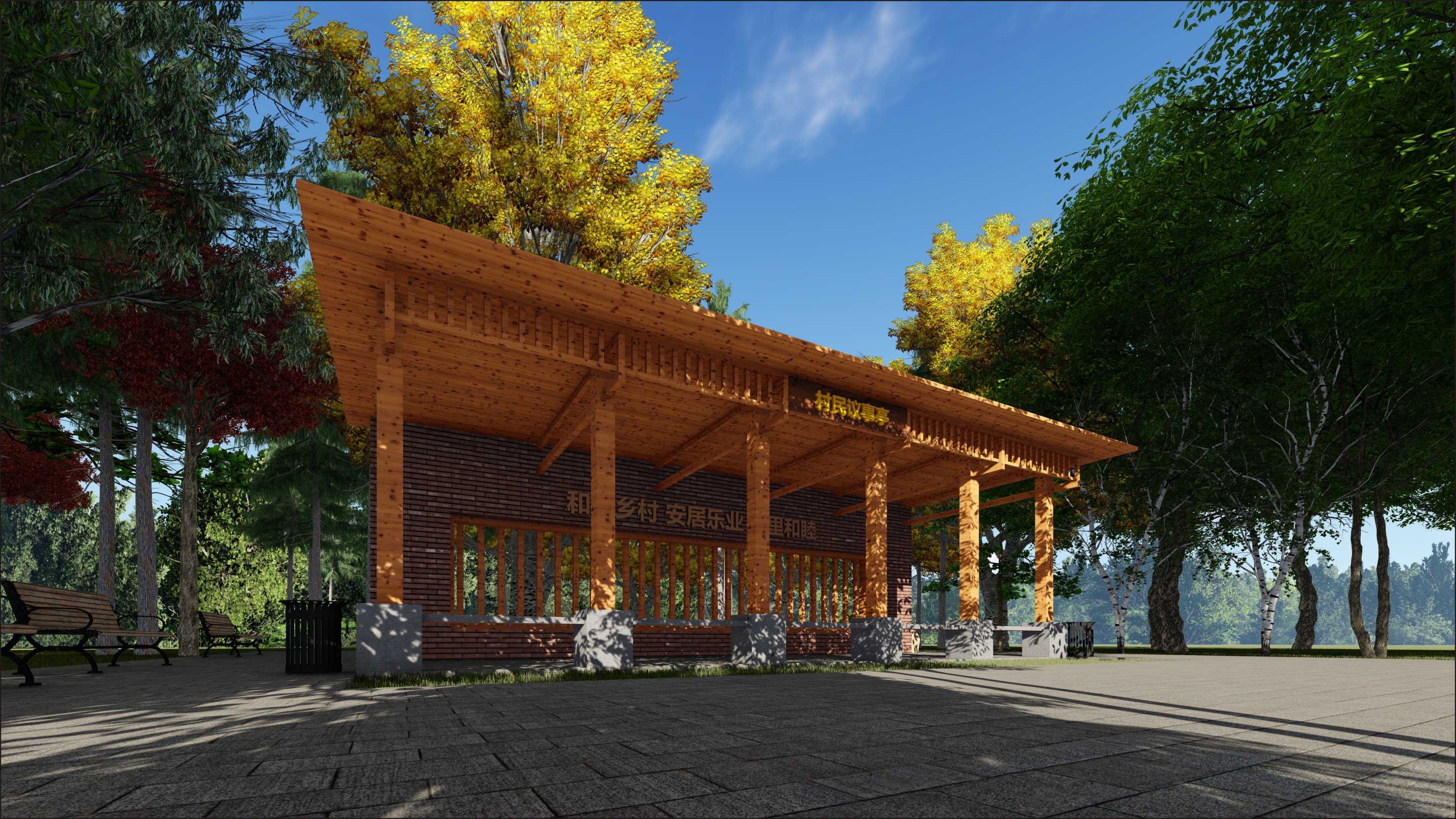 乡村建设，和美乡村，村民议事亭-10
