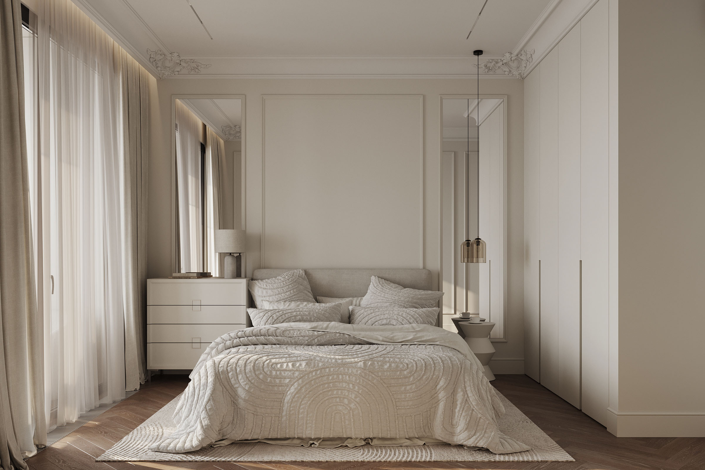 白色系 简约欧式空间设计！-4