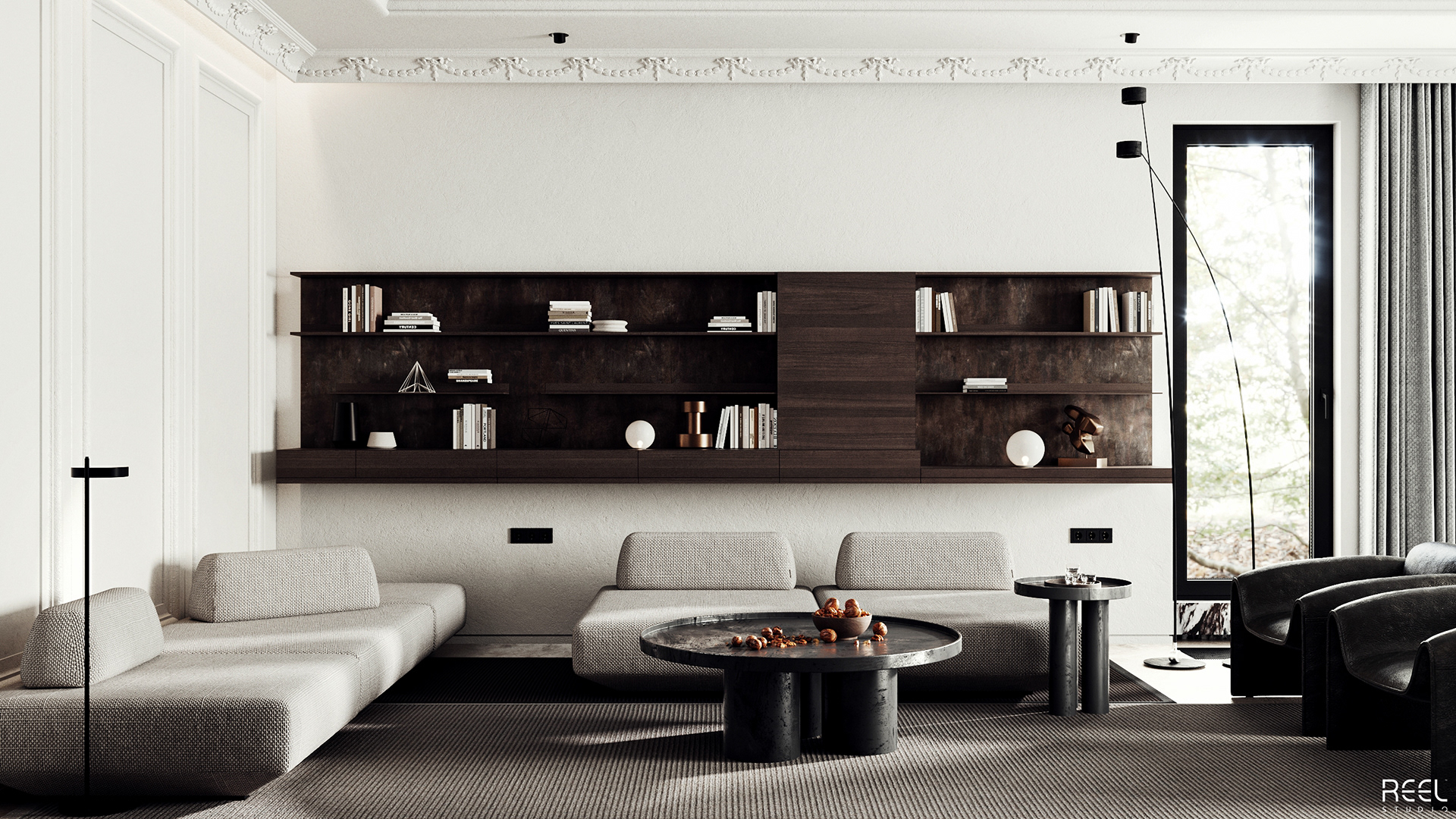 Living & Dinning Room 室内设计丨沙特阿拉伯丨Reel Studio-15