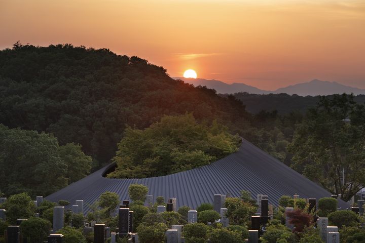 峡山湖边林区公墓社区会所-11