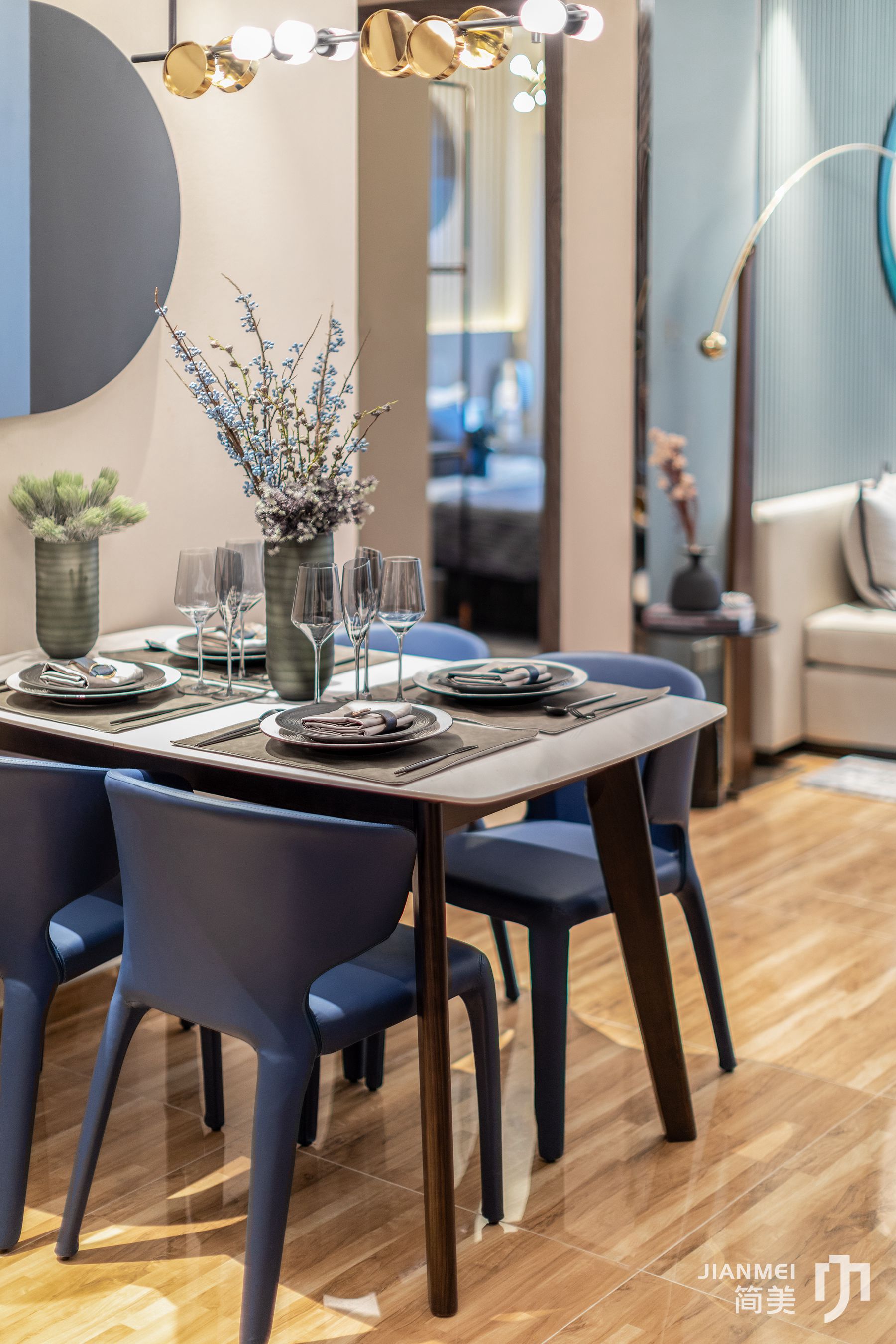 碧桂园润扬溪谷样板房88㎡ | 深圳市简美软装-0