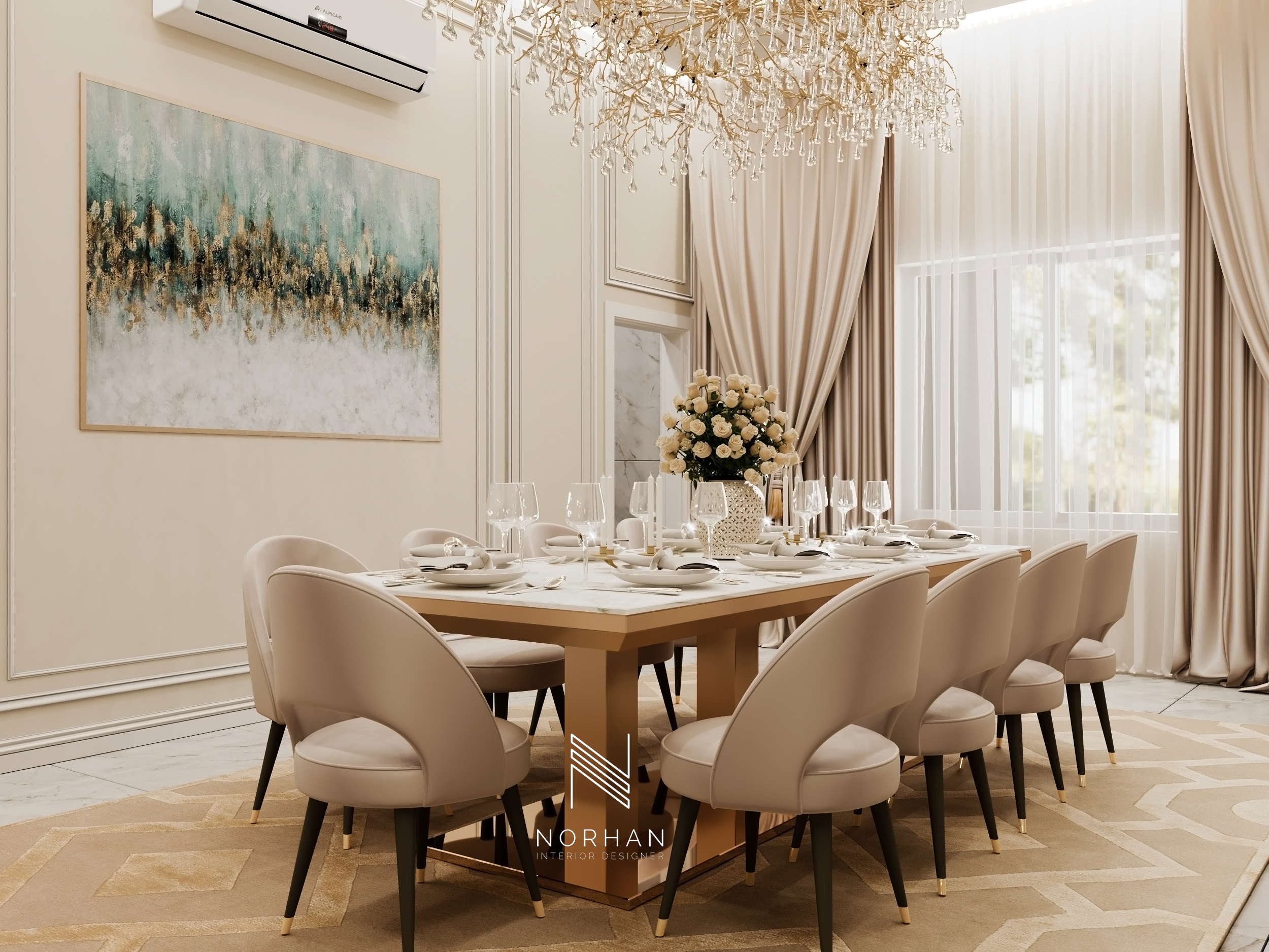 阿联酋新古典主义餐厅丨阿联酋丨Norhan NM-9