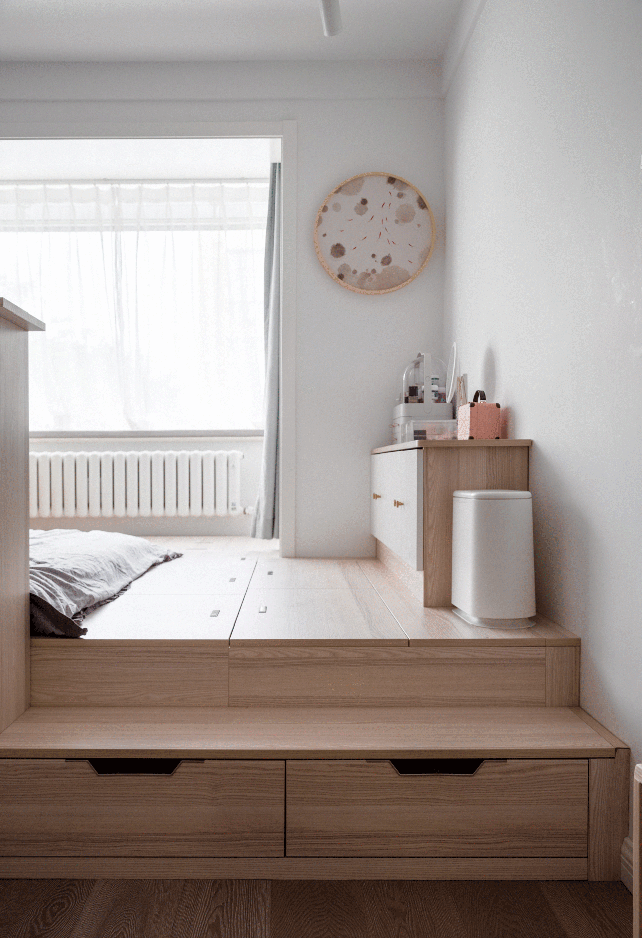 北京 60 平长条老房翻新，打造南北通透日式小家-49