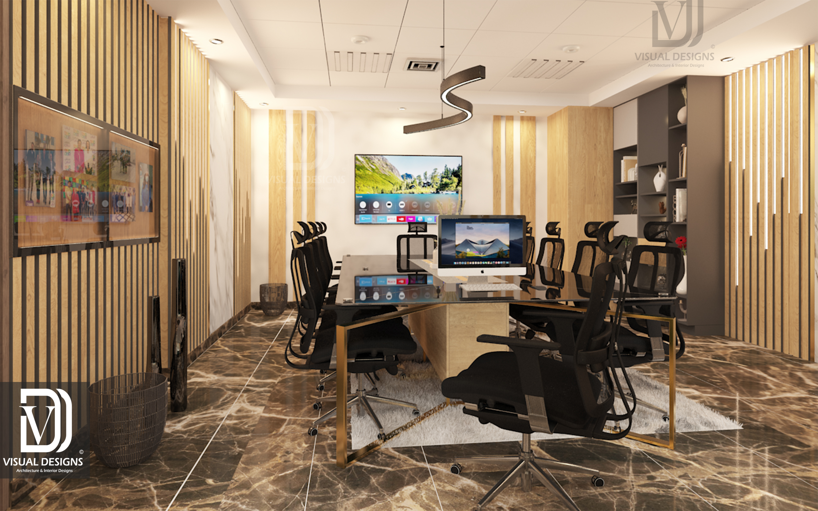 AlNAS 医院会议室室内设计丨埃及开罗-0