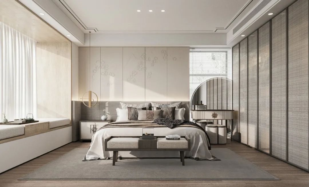 清平乐 | 203㎡现代东方美学大平层,演绎自然与文化的共生-30