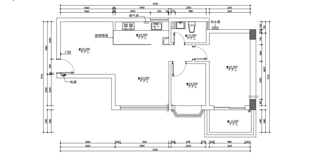 78 平米北欧风之家 | 墨绿背景墙的稳重与雅致-7