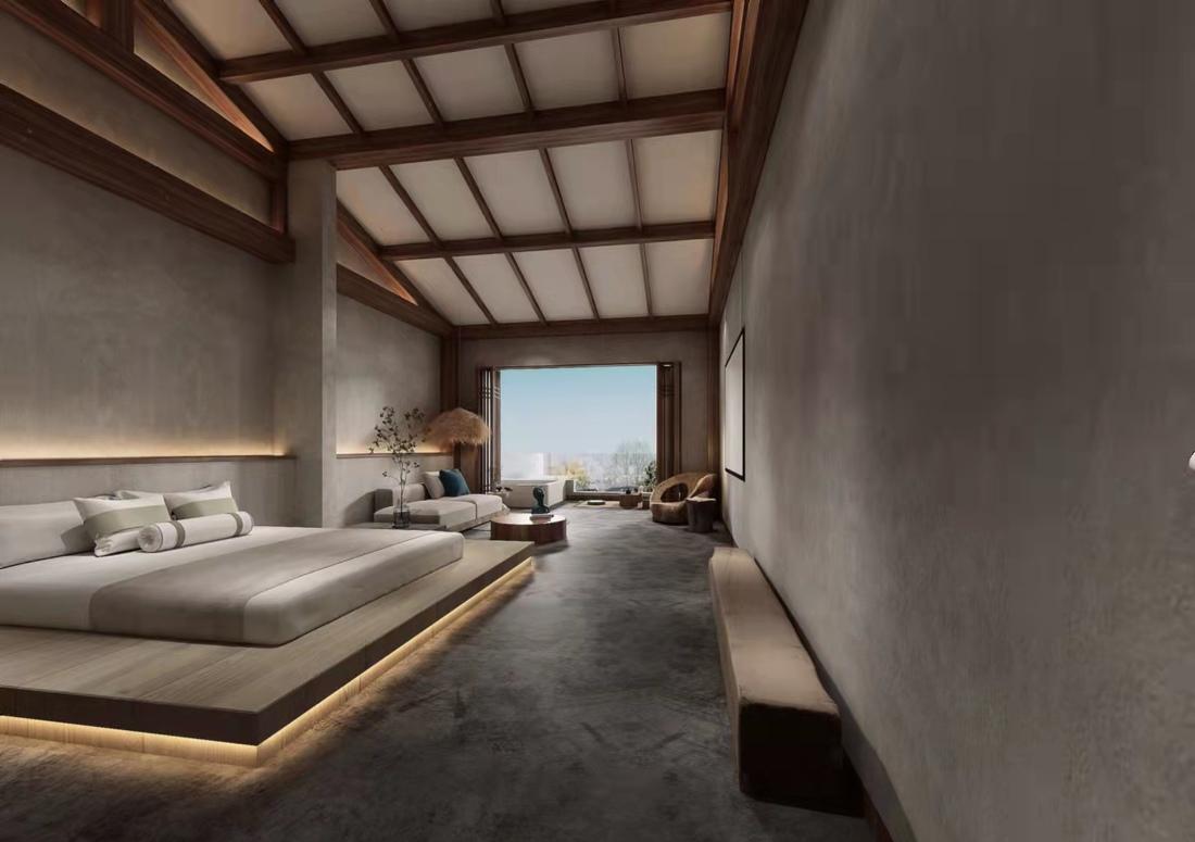 宝峰客栈茶室设计-1