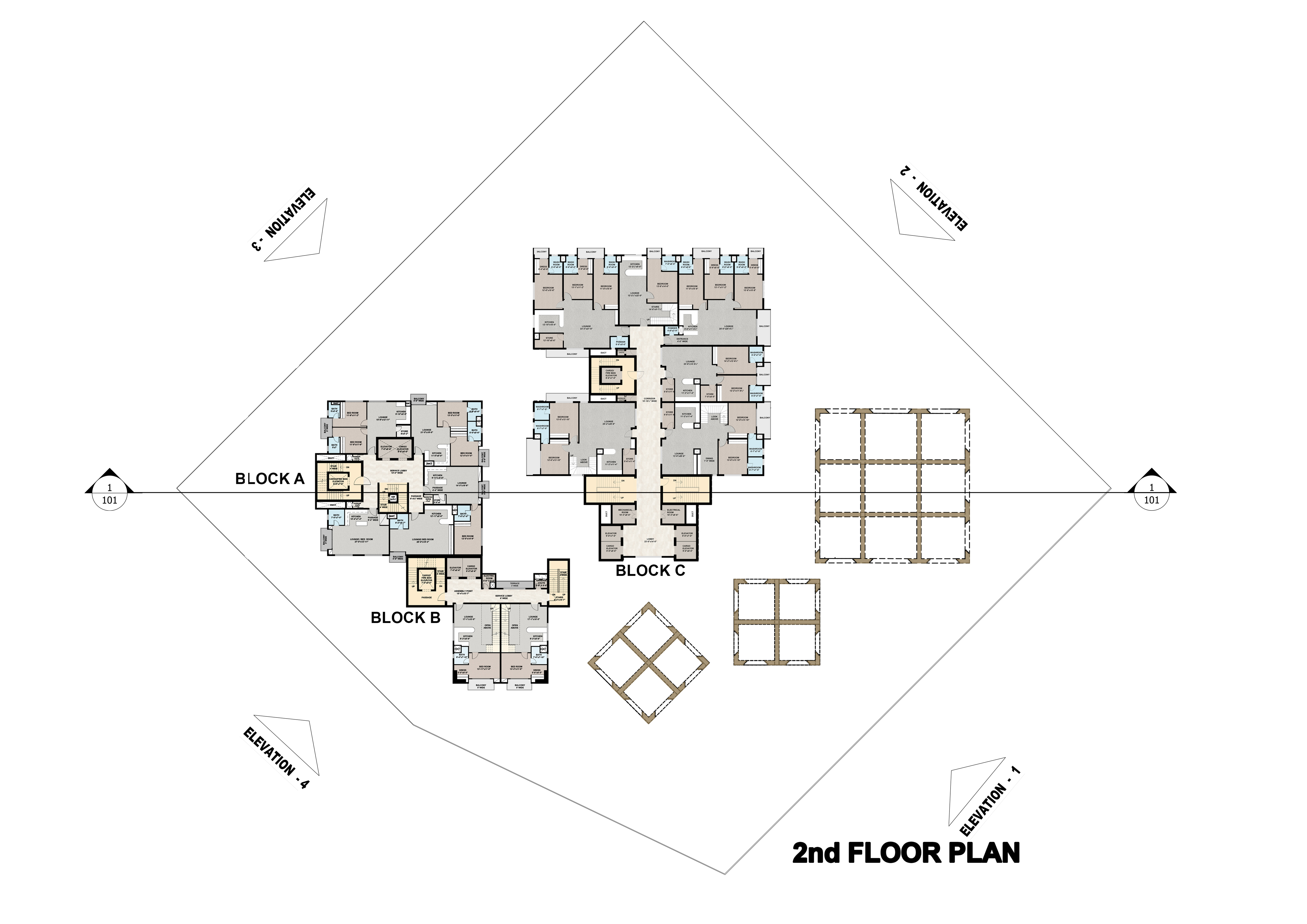 多层住宅建筑丨巴基斯坦伊斯兰堡丨Suhail & Fawad Architects-5