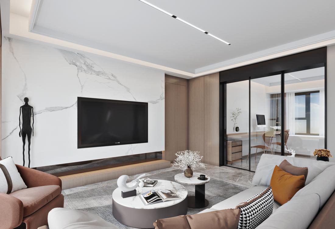 万科翡翠公园精装房改造-6