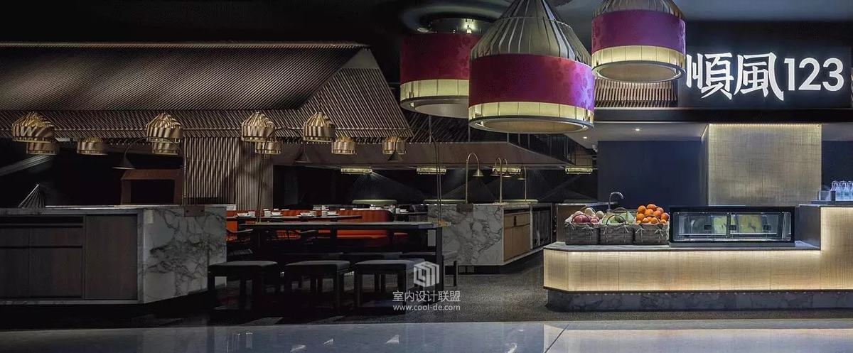 成都蜂鸟设计·顺风 123 爱琴海 · 山城风味融入现代餐厅-2