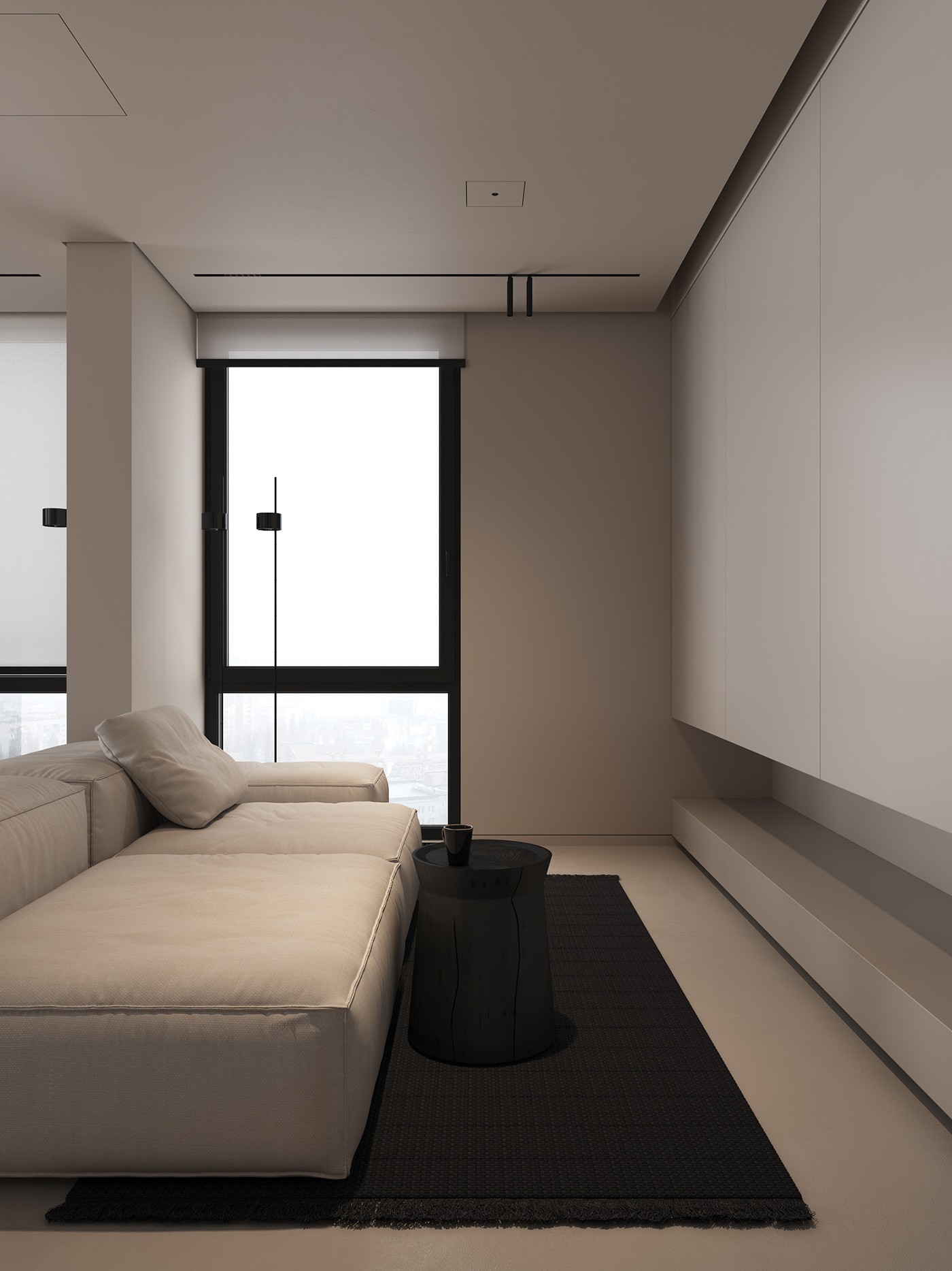 灰白色居住空间 简洁细腻！-6