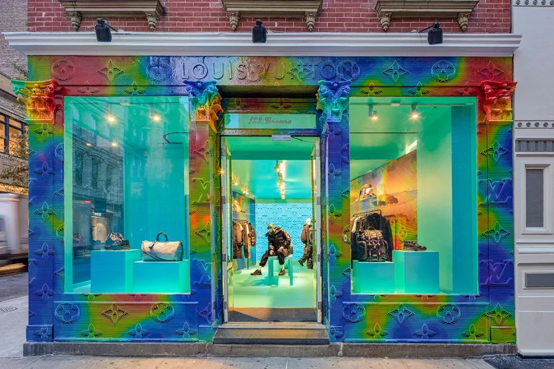 路易威登(Louis Vuitton)时装Soho快闪店设计-9