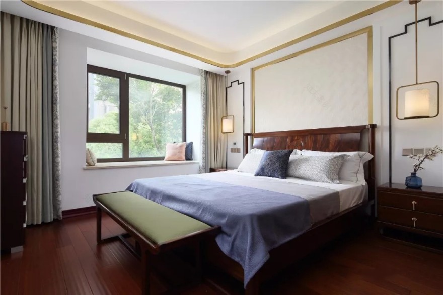 南京融侨中央花园 134㎡现代中式空间,儒雅高贵的美学底蕴-18