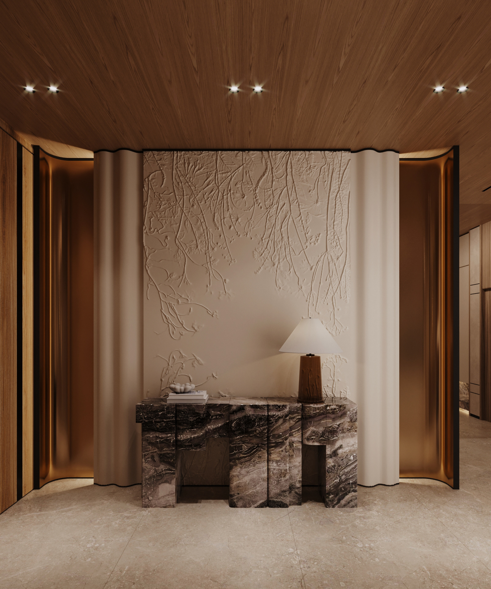 奥拉黄金·达曼市胡拜尔区

注：Al Khobar一般指沙特阿拉伯东部省最大的城市之一胡拜尔，它位于达曼市附近，在当地语境中常被提及Aura Gold这里音译成奥拉黄金，如果它是特定的专有名词，可能需要更多背景信息来确定更合适的译法 丨沙特阿拉伯丨MYS Design Haus-4