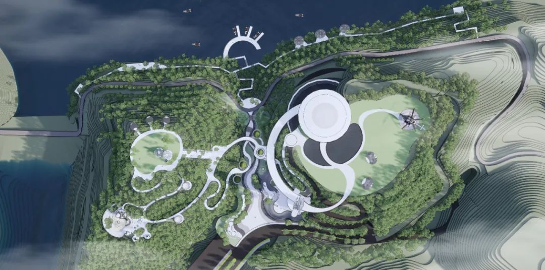   林德设计丨恩平泉林黄金小镇飞行体验馆  景观设计 丨中国广东-18