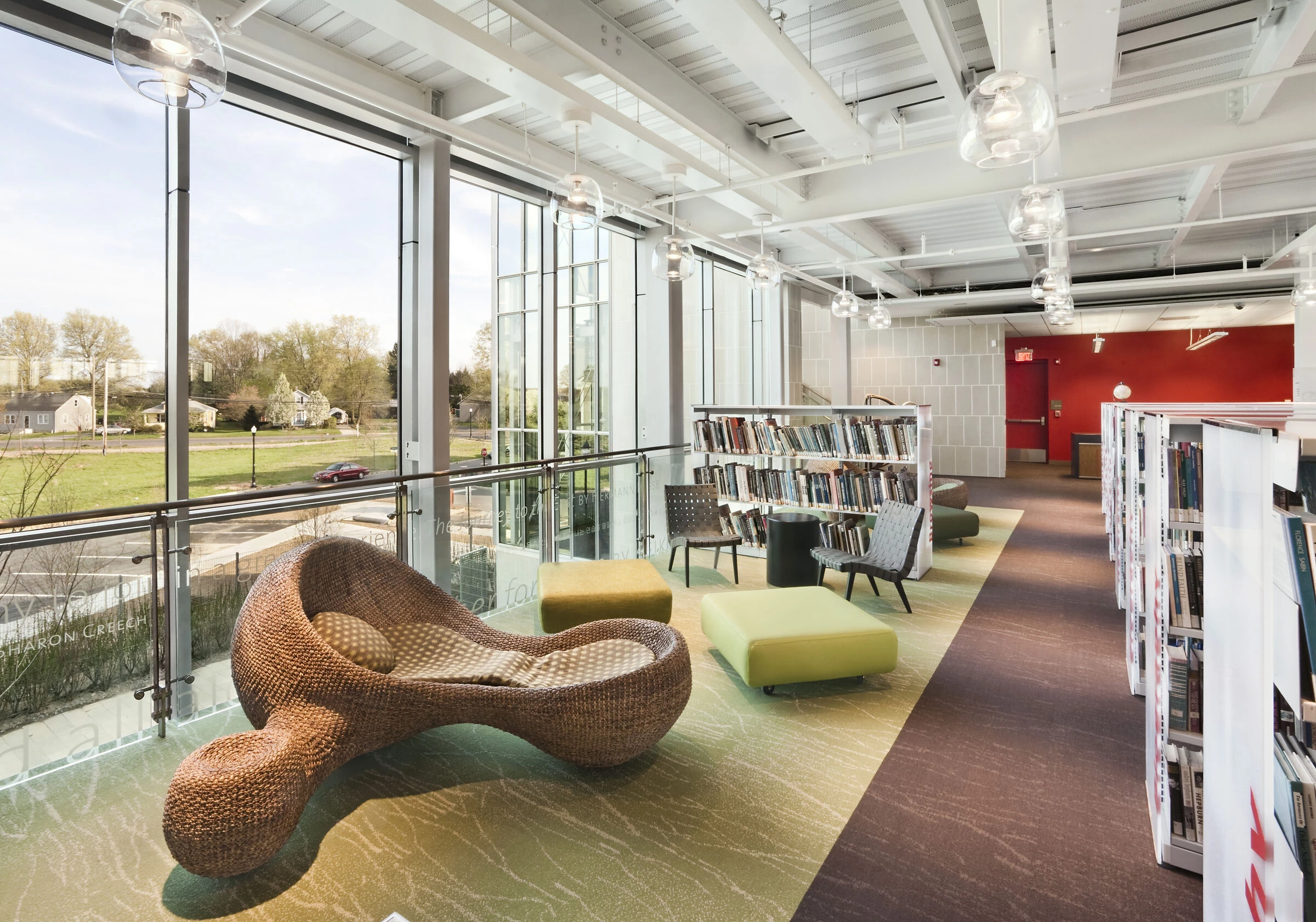 普莱因斯伯勒公共图书馆丨美国新泽西丨BKSK Architects-12