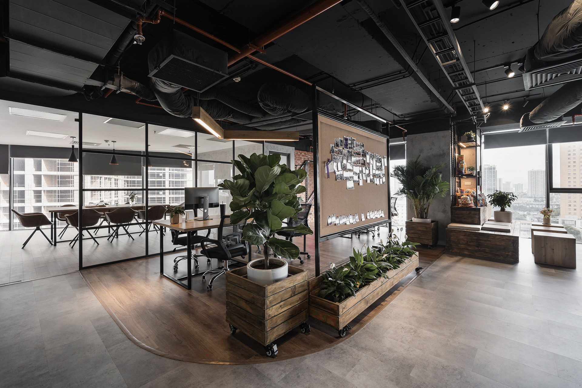 梦想之船办公室丨越南河内丨House Design-22