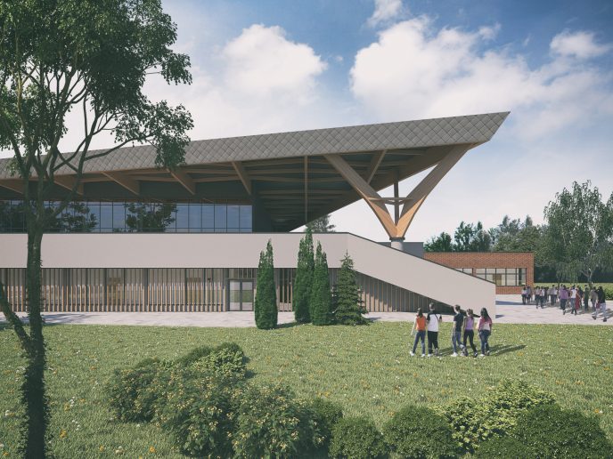 诺维萨德“拉扎·科斯蒂奇”中学体育馆建设项目-26