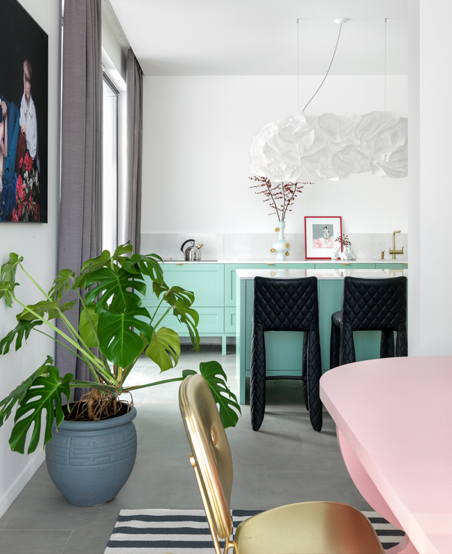 以“家庭美术馆”为主题的住宅设计 | Светлана Коледа-11