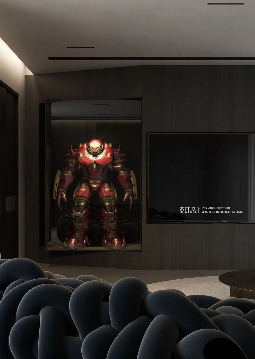 黑白灰的魅影之家 · 爵世名邸的现代艺术设计丨亚町设计-26