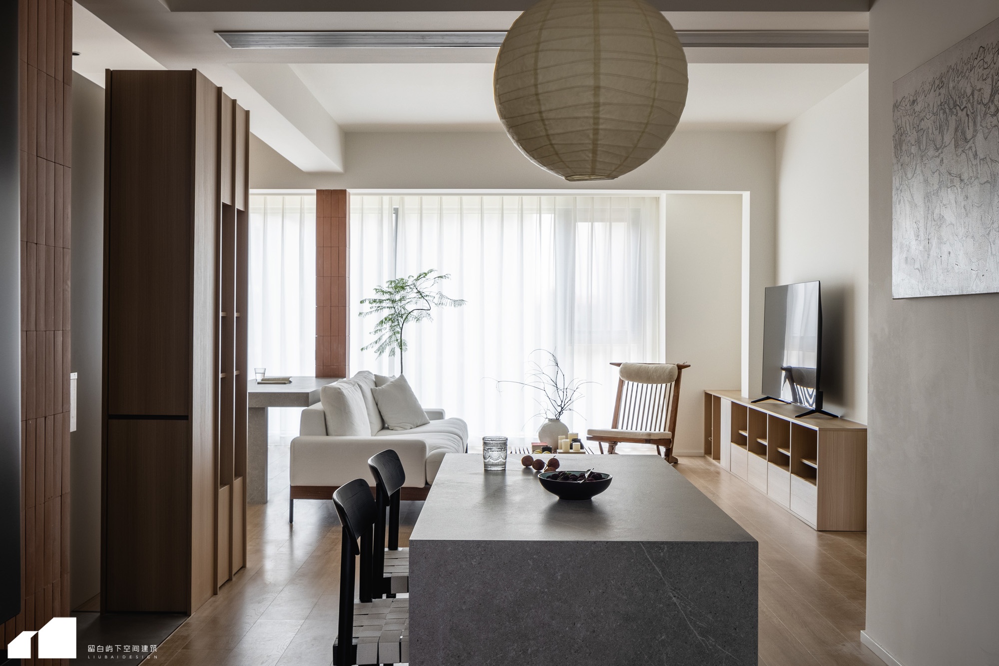 留白·私宅 ｜听涧｜极简原木风不一样的空灵禅意之美-12