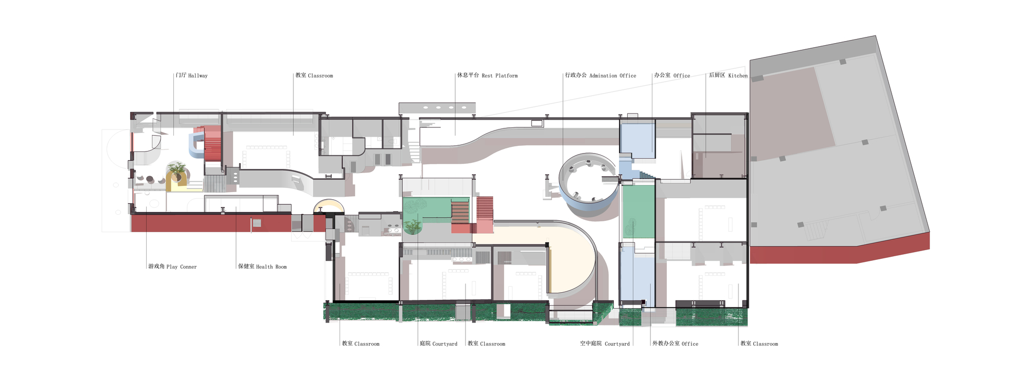 YU atelier 打造“博物馆式”幼儿园,儿童认知的宏大起点-9