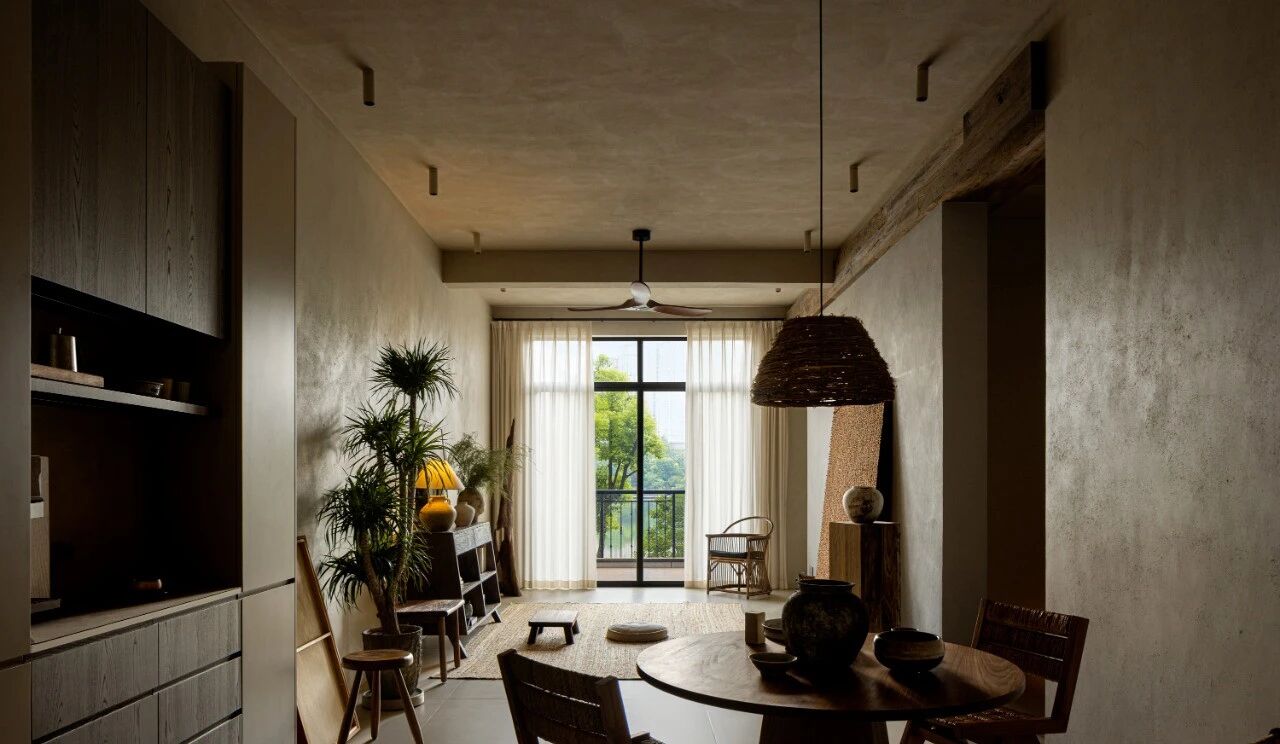 浙江杭州133㎡侘寂独处私宅丨中国杭州丨菲拉设计-18