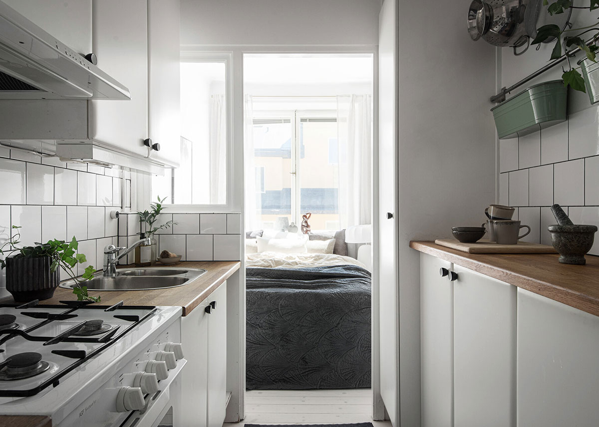 斯德哥尔摩 44 平米全白空间现代公寓设计-13