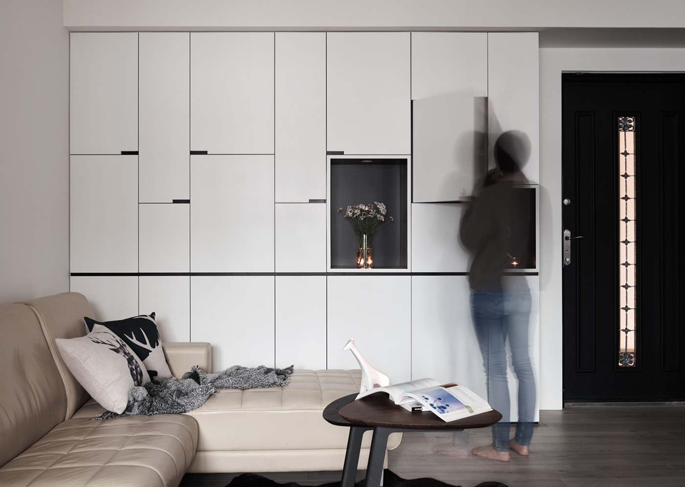 美好记忆的符号——132m²现代生活住宅  构设计-21