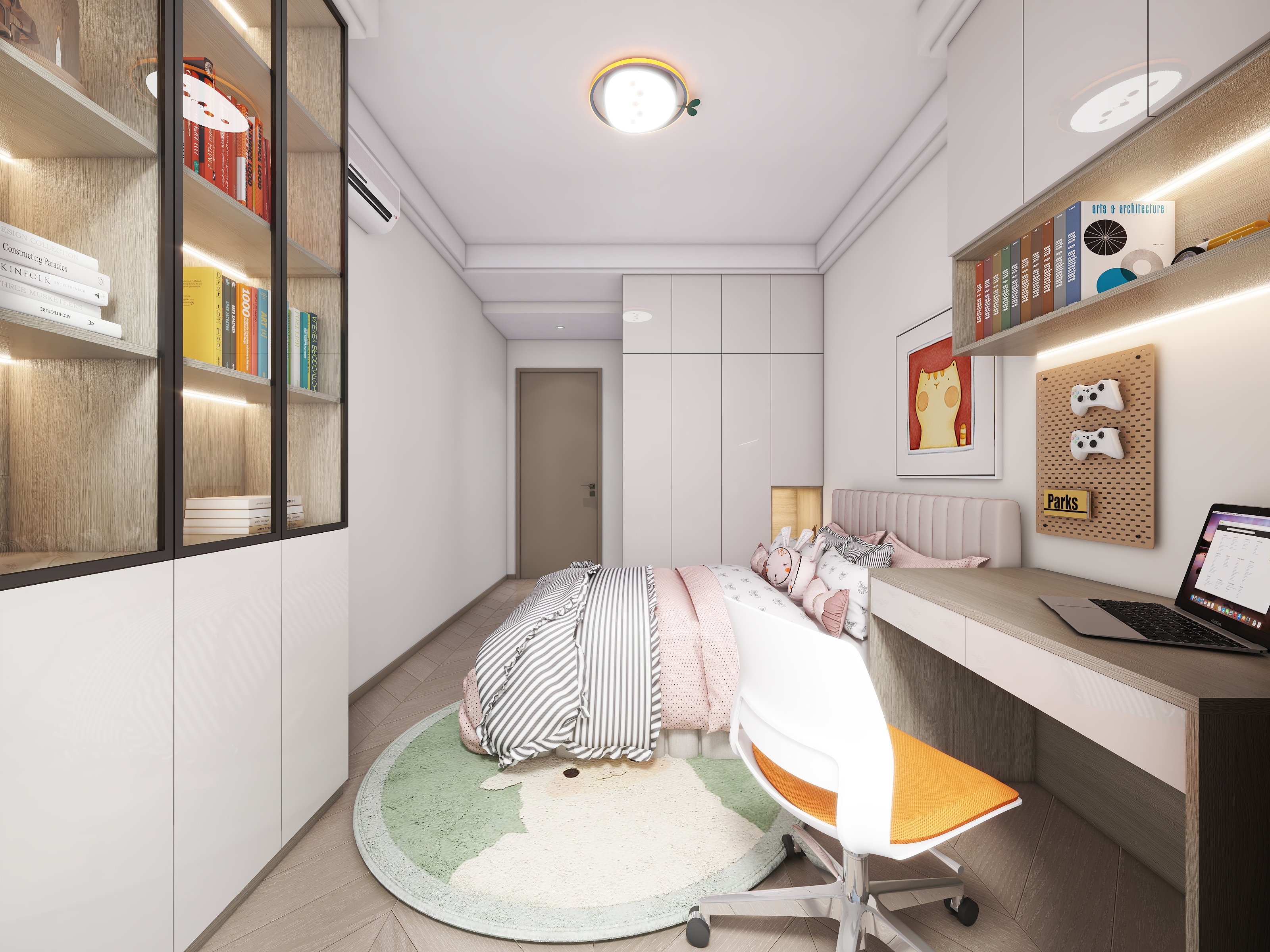 四川成都香瑞楠府（95平方现代简约三居室）-48