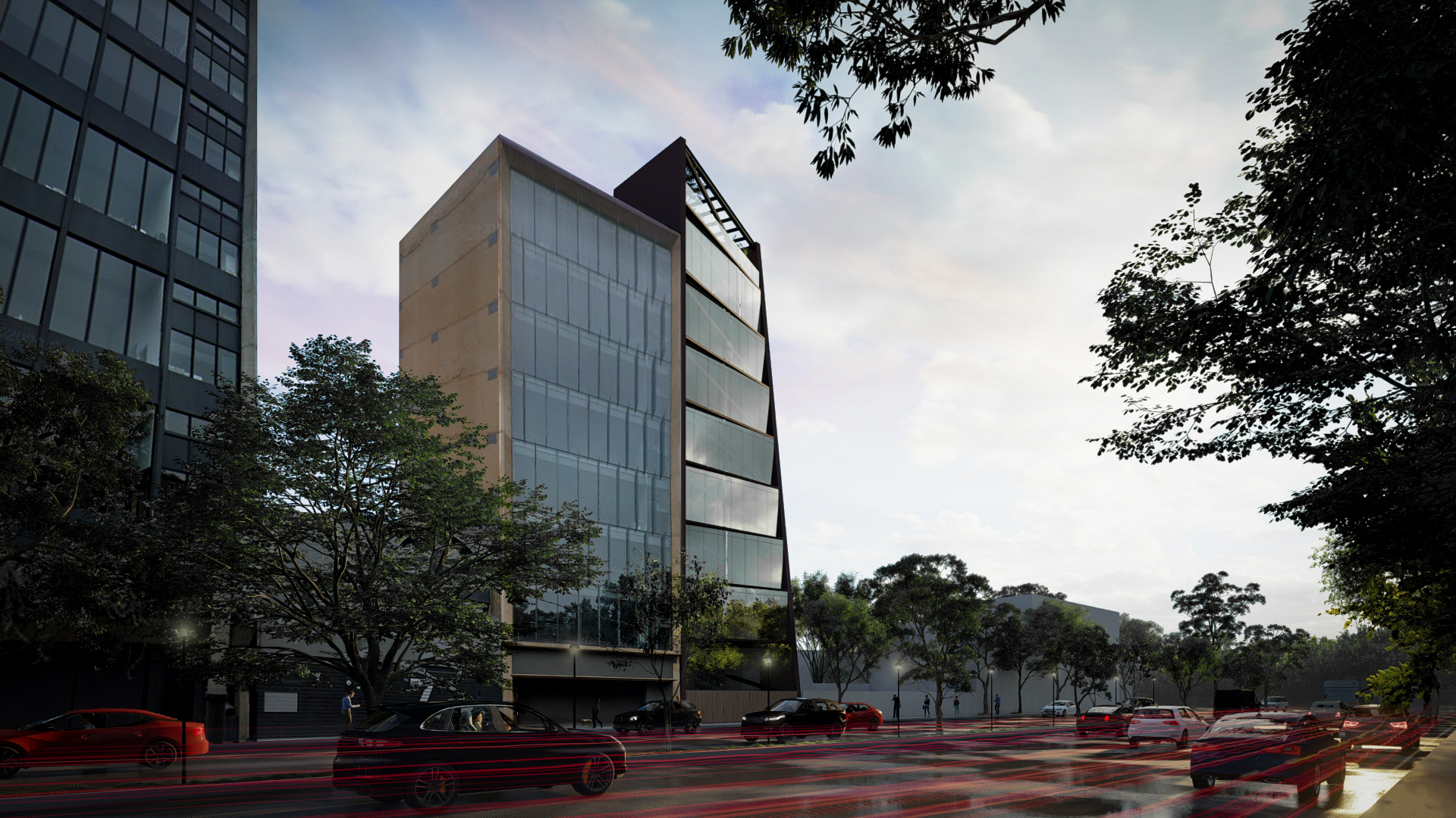 “旋转之塔”办公楼设计丨墨西哥丨Revolution Architects-8