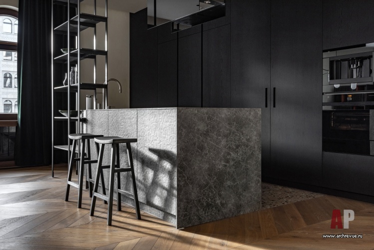 ЖК «Русский дом»四居室公寓室内设计丨俄罗斯圣彼得堡-24