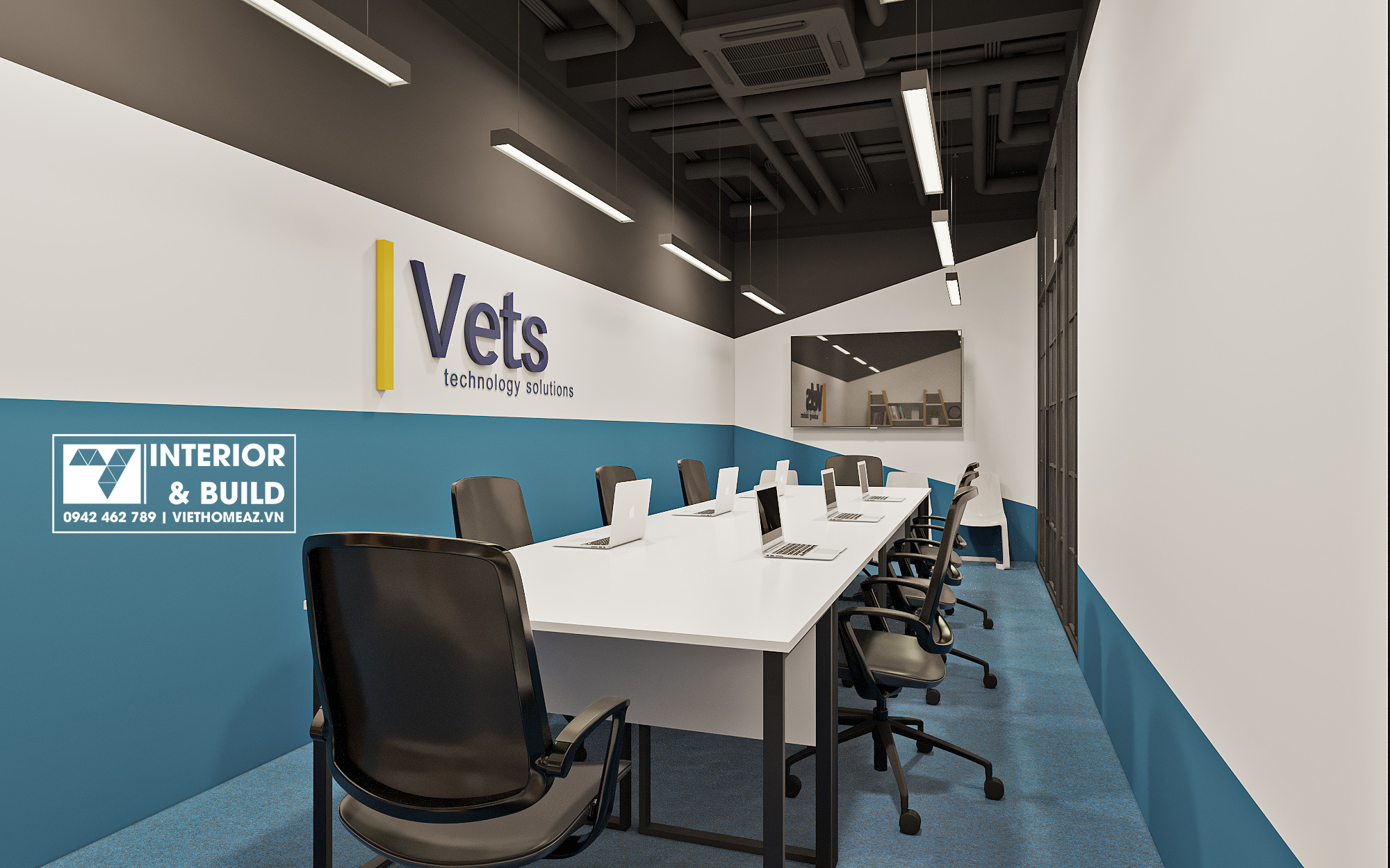 Quận 7 科技公司办公室设计丨越南胡志明市丨VietHome 建筑与室内设计-13