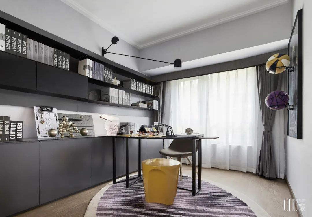 现代简约风样板房,科比曼巴精神融入设计-26