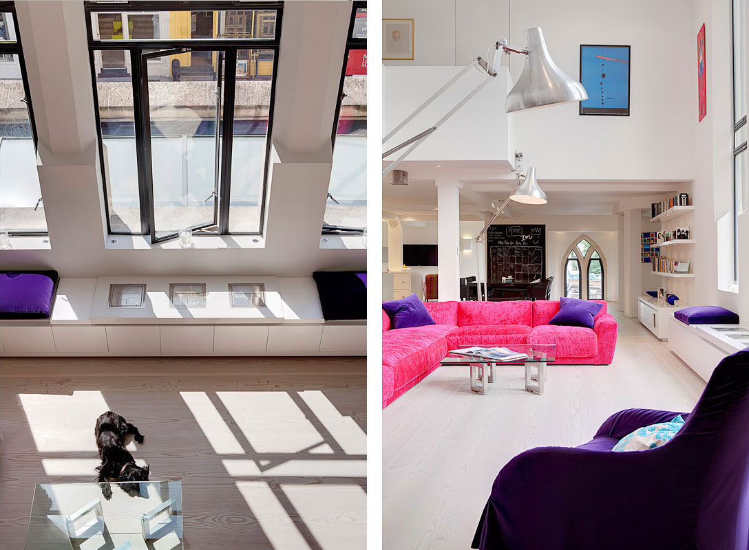 伦敦的诺丁山Westbourne Grove的教堂改造的住宅-14