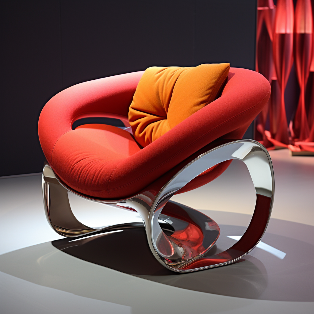 红色异形椅子-10