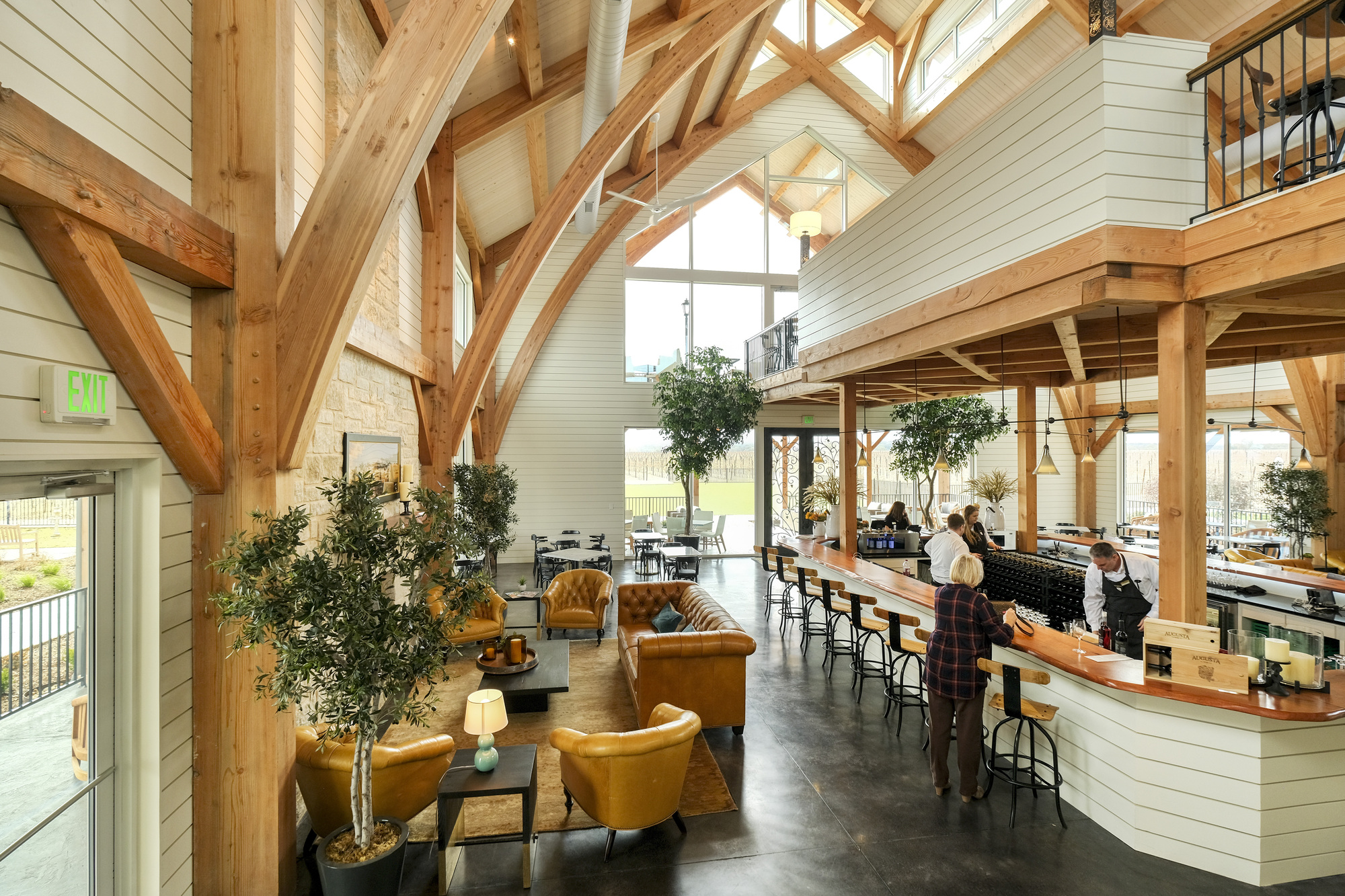 Augusta Vin Winery 酒庄设计丨美国德克萨斯丨Texas Timber Frames-6