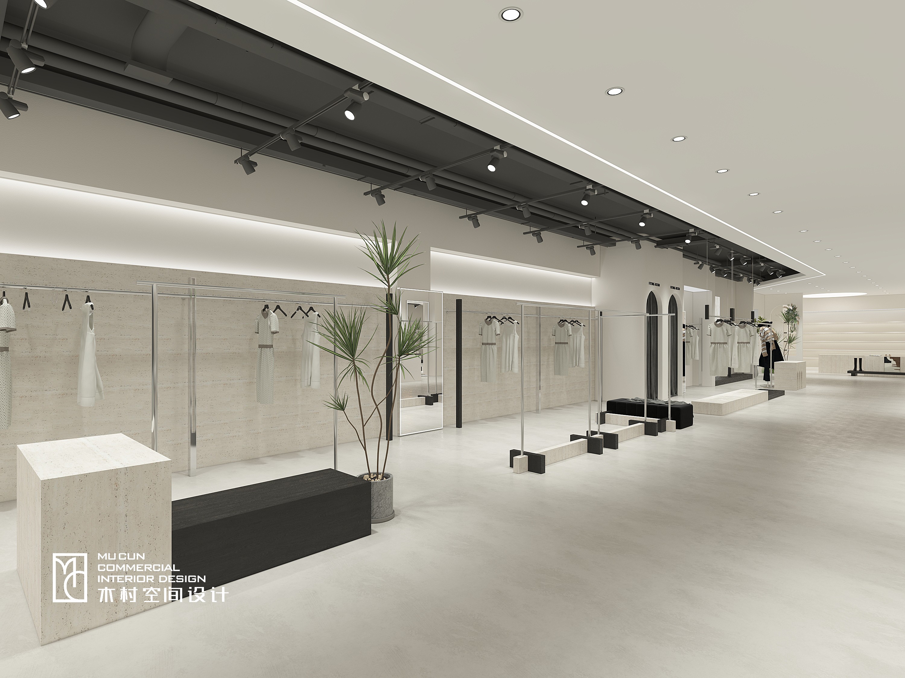 现代简约服装店设计丨中国苏州丨木村空间美学（江苏木村建筑装饰设计有限公司）-9