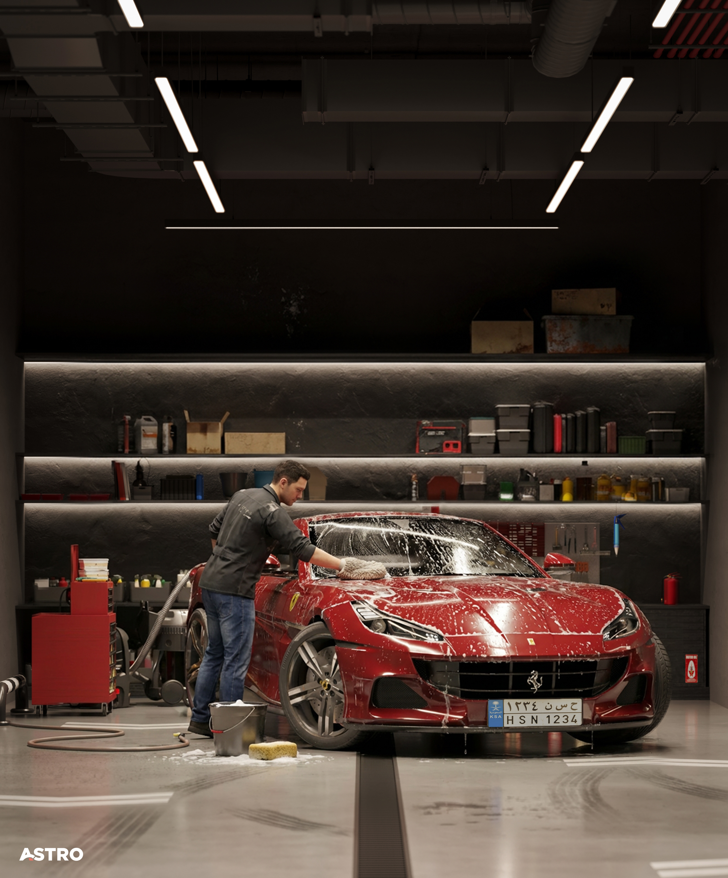 Basement Parking Design（地下室停车设计）丨沙特阿拉伯丨Astro Architects-21