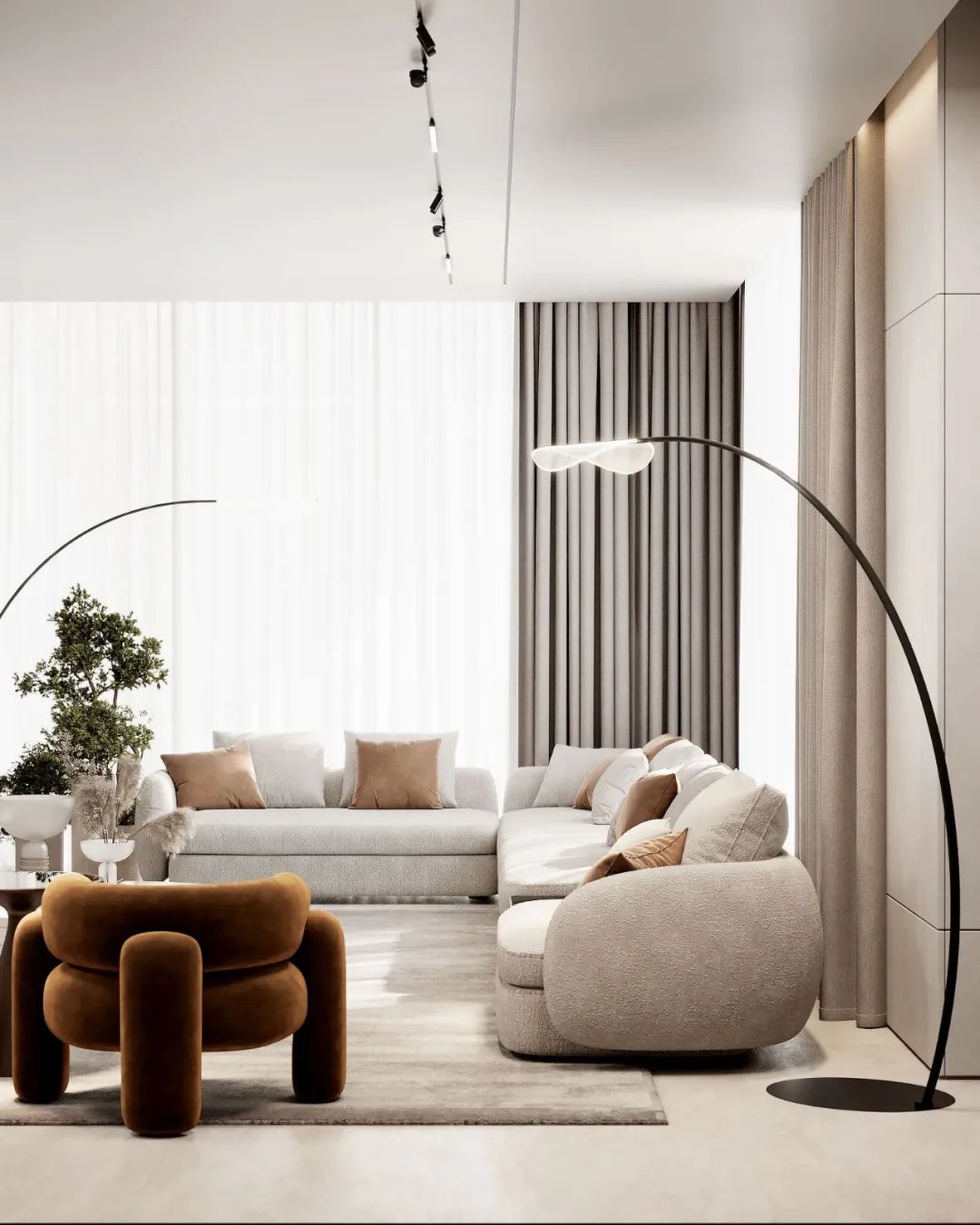 735㎡现代极简别墅设计丨LeQB Architects-83