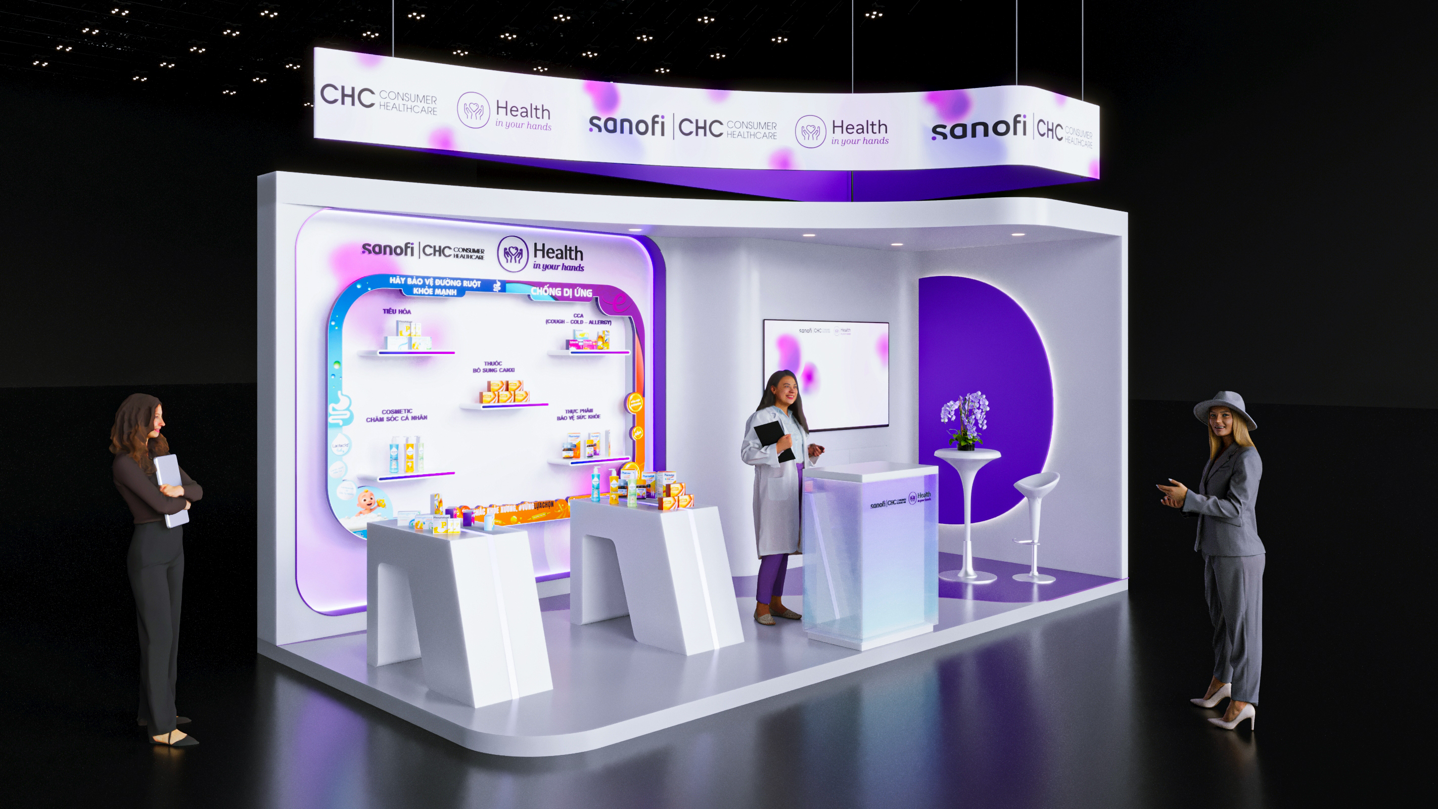 赛诺菲消费者健康产品  展示柜-7