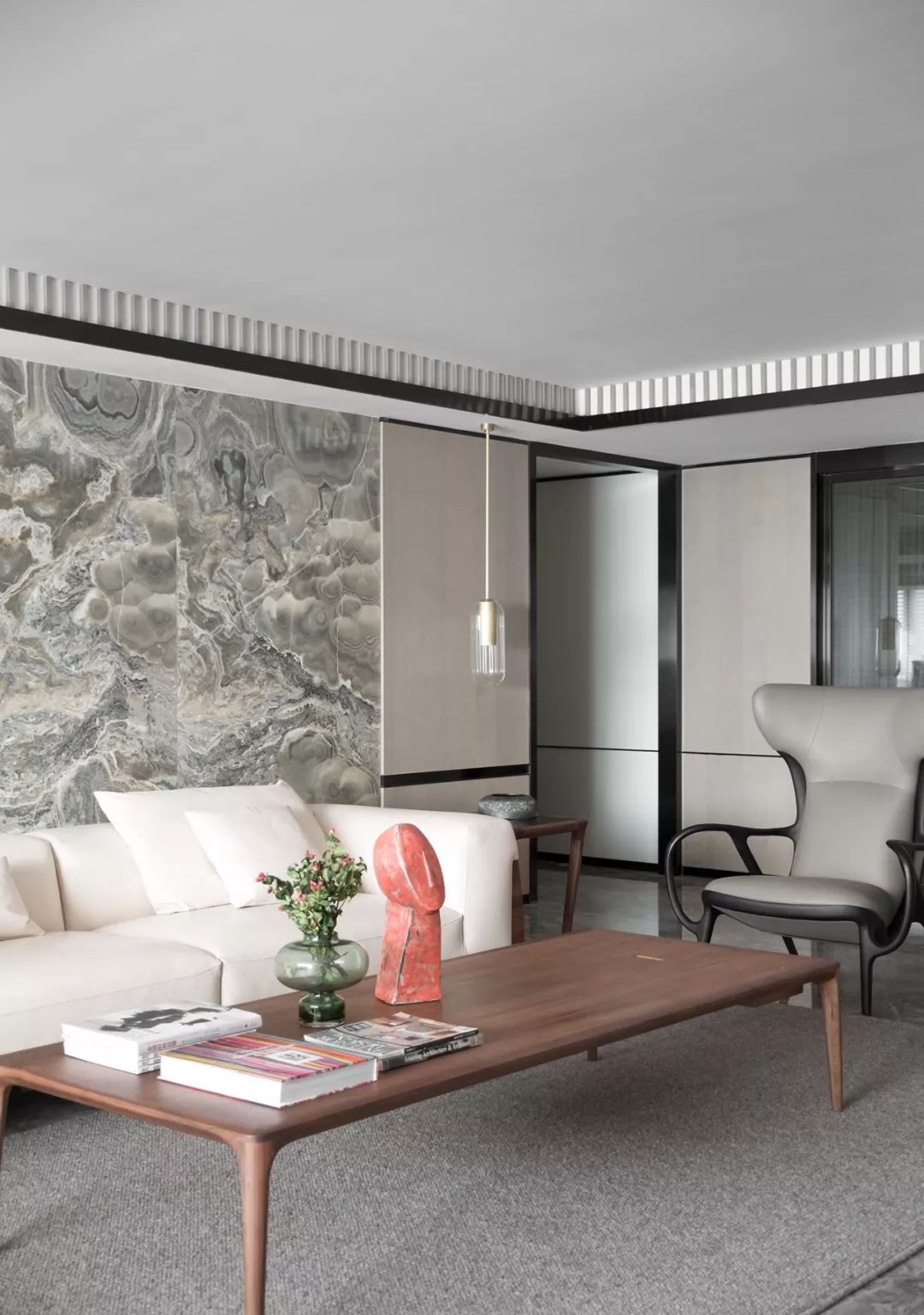 深圳天海豪景苑 C 户型东方轻奢美学住宅改造-26