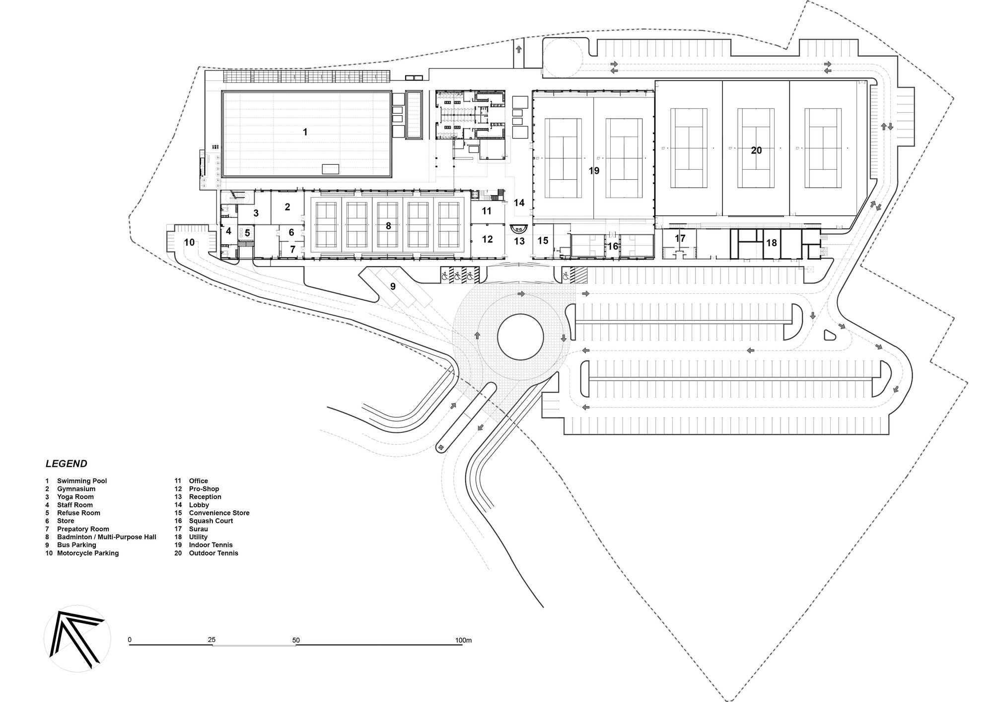 河口体育综合体丨马来西亚丨archicentre-41