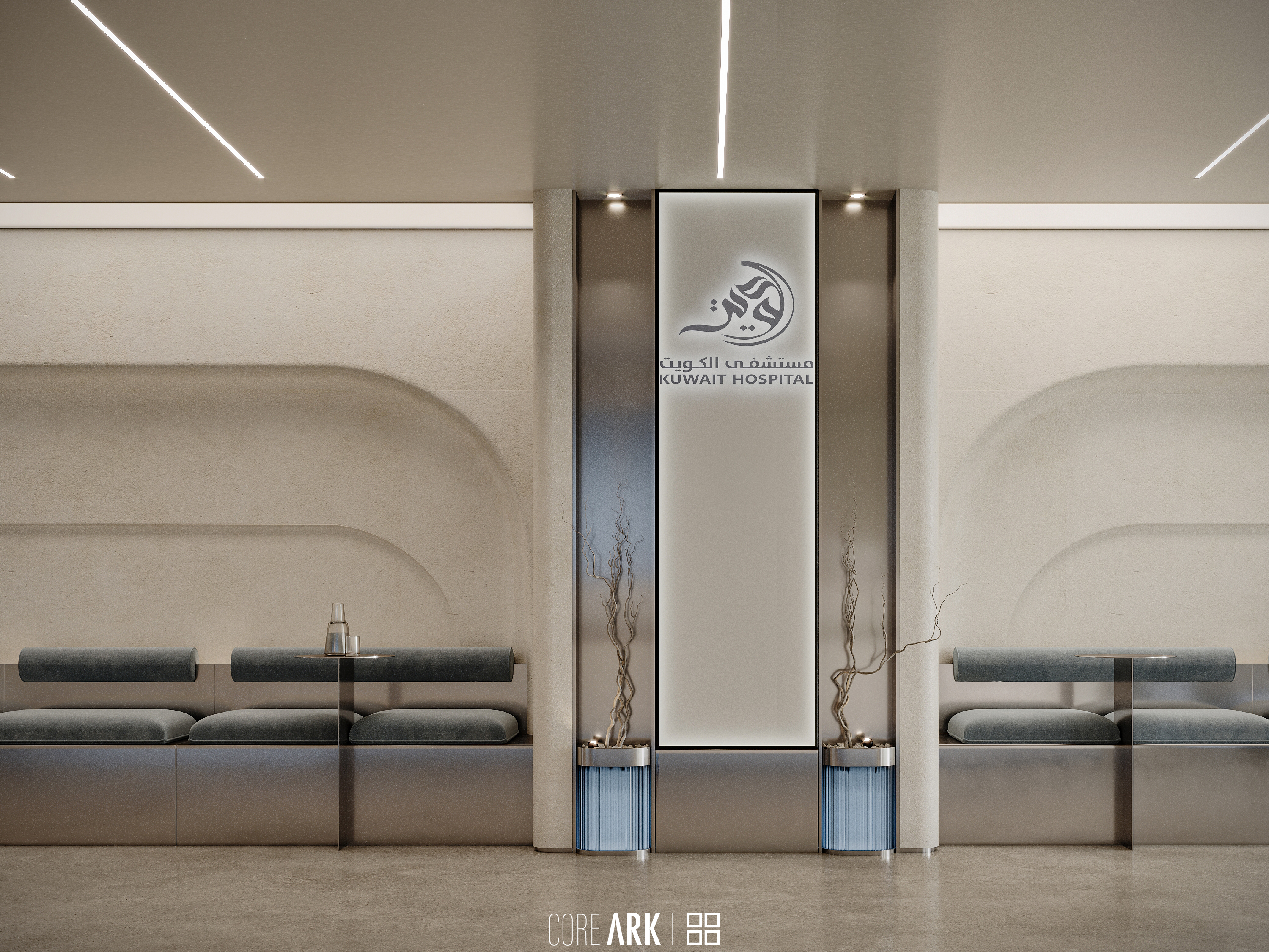 医院药房与咖啡馆设计及可视化-30