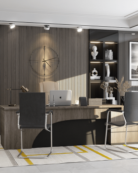 Median 视觉化的私人办公室 3D 视觉效果设计丨Design Median visualization